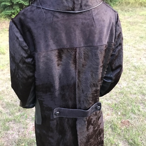 Haute Couture Guver Mallorca Hide Coat Spain - Picture 1 of 8